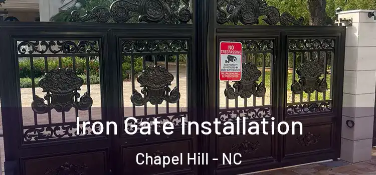 Iron Gate Installation Chapel Hill - NC